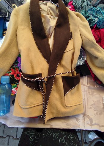 Kahverengi Kuşaklı Vintage  erkek roşterşamber - Görsel 2