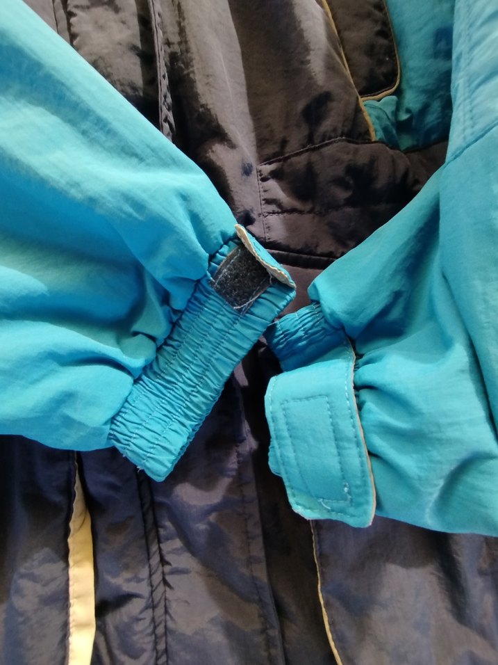 Erkek  Mavi Kapüşonlu Fermuarlı Mont - Görsel 3