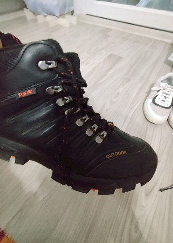 DS. M OUTDOOR Siyah Erkek Biker Botları Desenli - Görsel 6