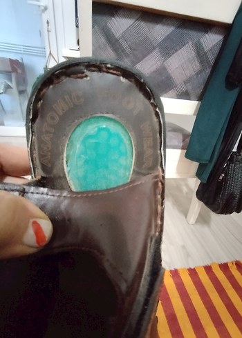 Kahverengi erkek  Sandalet - Görsel 5