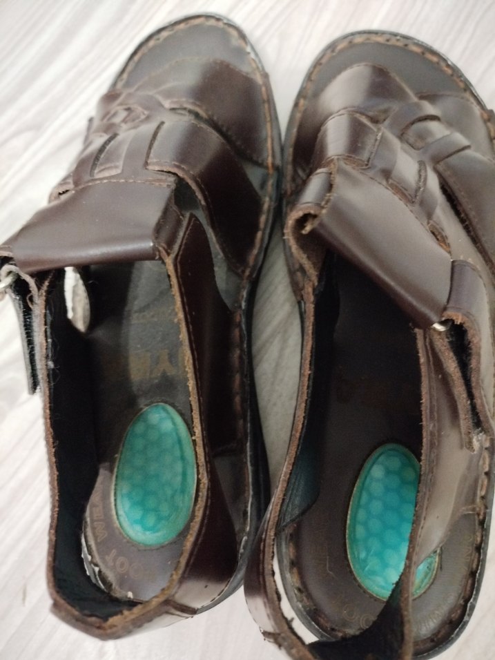 Kahverengi erkek  Sandalet - Görsel 2