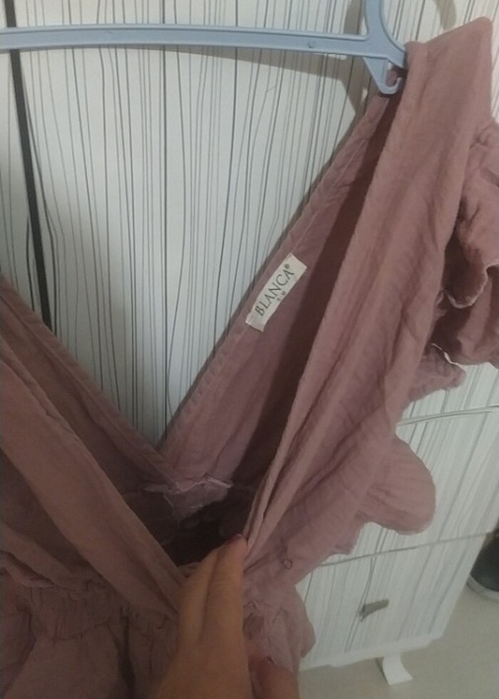 Pembe mini elbise  - Görsel 3