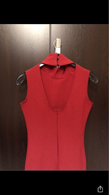 Kiremit renk elbise - Görsel 5