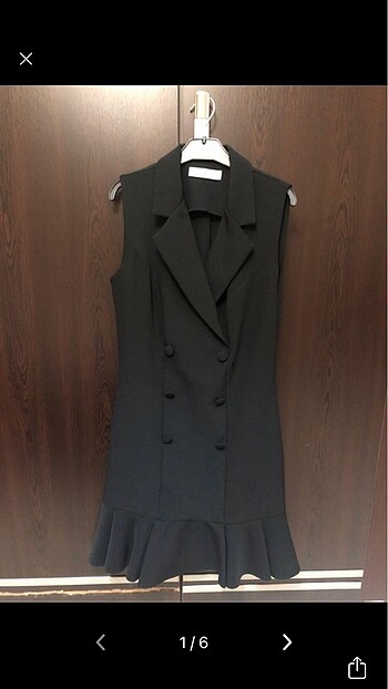 Siyah elbise - Görsel 6