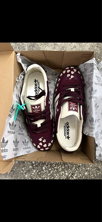 36 Beden bordo Renk Adidas samba kalpli