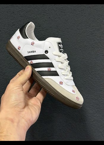 Adidas Samba Beyaz Çiçekli Sneaker