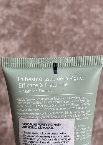Caudalie Vinopure Purifying Mask - Görsel 3