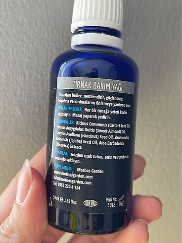Moshos Garden Doğal Tırnak Yağı - Görsel 3