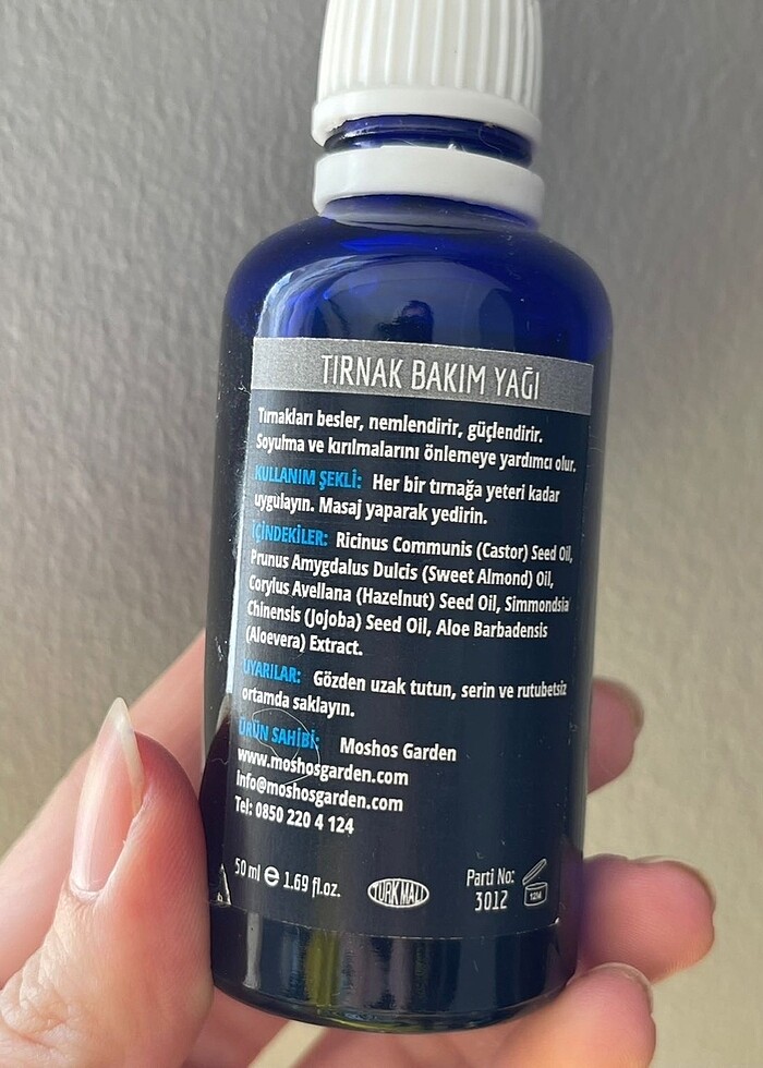 Moshos Garden Doğal Tırnak Yağı - Görsel 3