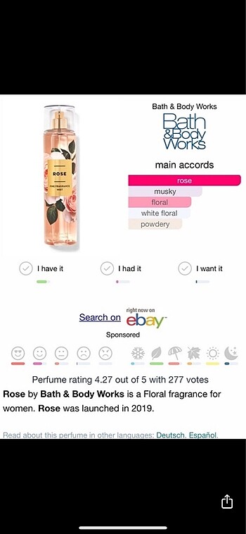 BBW Rose Vücut Kremi - Görsel 3