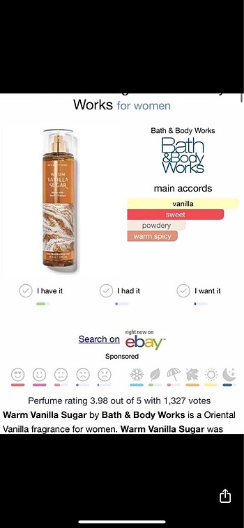 BBW Warm Vanilla Sugar Vücut Kremi - Görsel 3