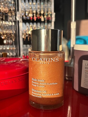 Clarins Simli Işıltılı Kuru Yağ / Shimmer Oil