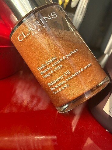 Beden Clarins Simli Işıltılı Kuru Yağ / Shimmer Oil