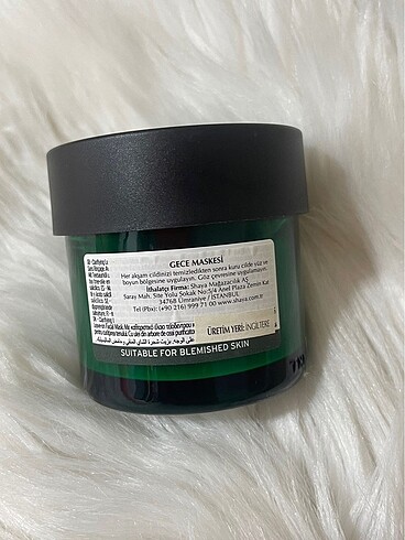 Beden Tea Tree Çay Ağacı Gece Maskesi