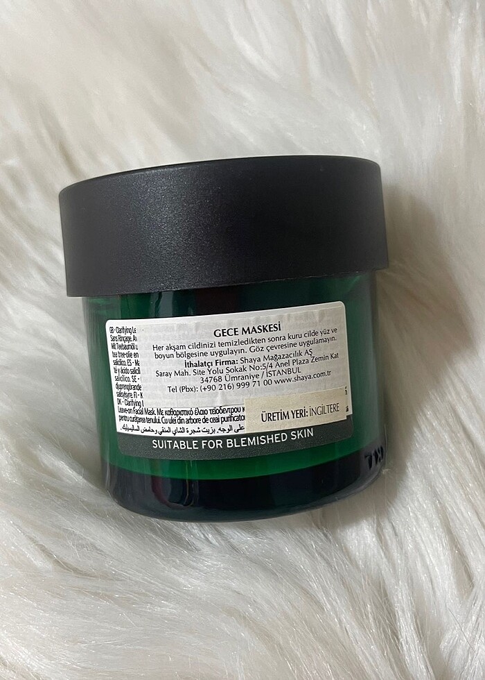 Tea Tree Çay Ağacı Gece Maskesi - Görsel 3