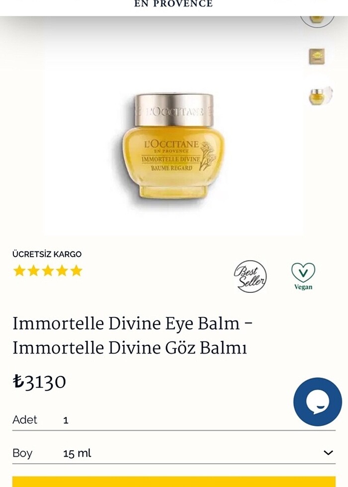 Loccitane Immortelle Divine Eye Cream - Görsel 3