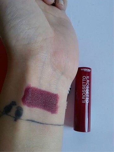 Beden bordo Renk Deborah Il Rosetto 807 Lipstick