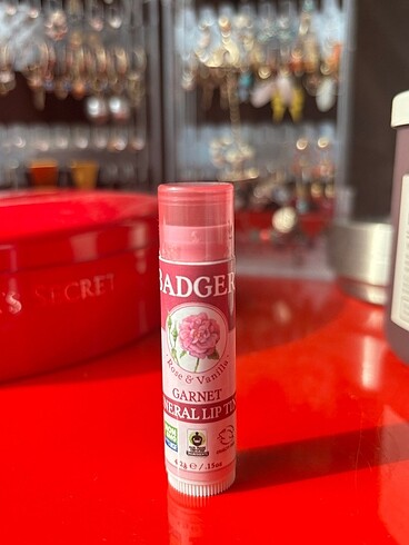 Badger Rose Vanilya Organik Tint Balm