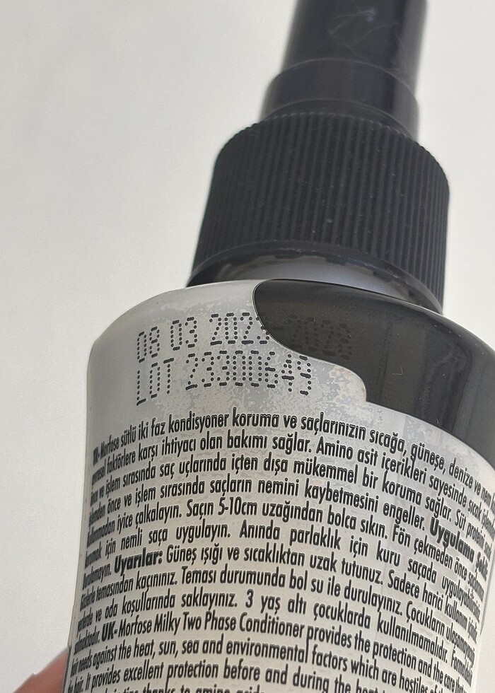 Morfose Milk Therapy Çift Fazlı Fön Sütü - Görsel 3