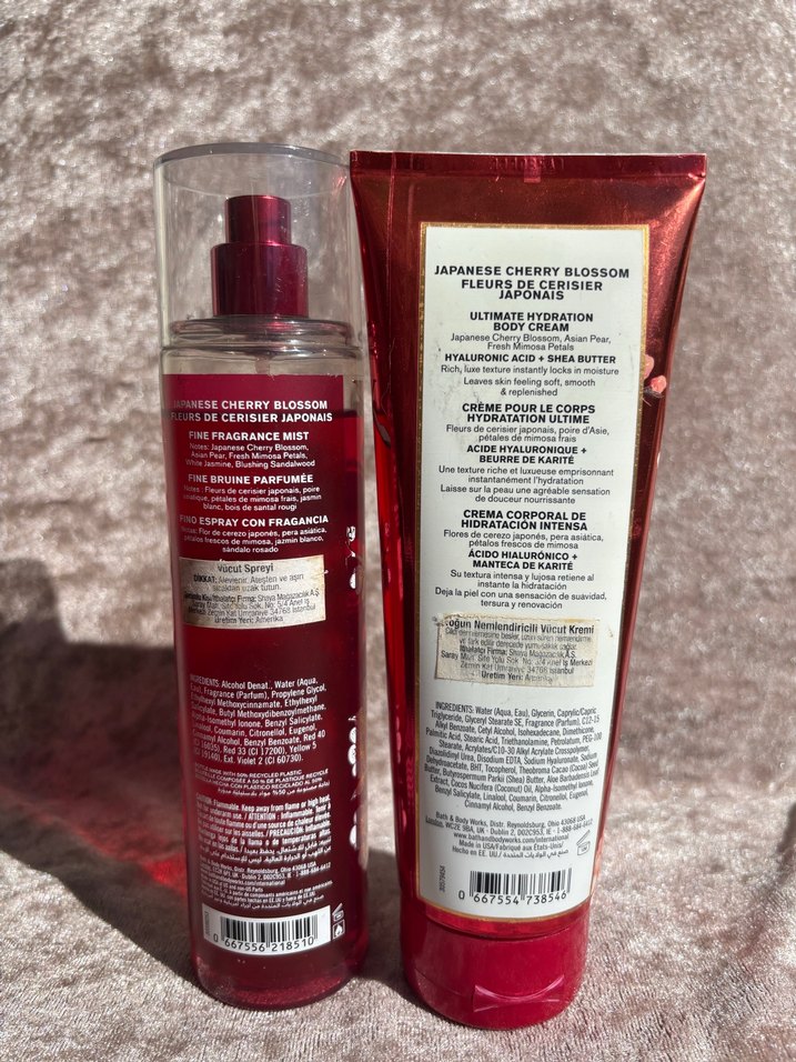 Japanese Cherry Blossom Body Mist &Cream - Görsel 2