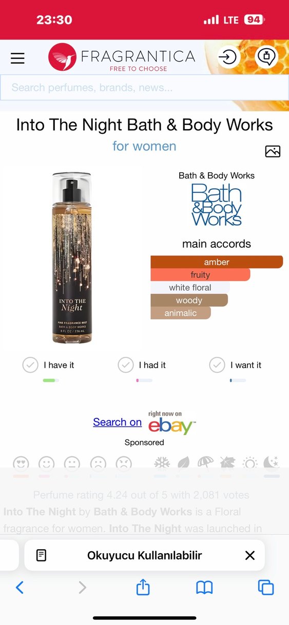 Bath & Body Works Into The Night Body Lotion - Görsel 3