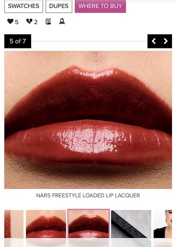 NARS Freestyle Loaded Lip Lacquer - Görsel 5