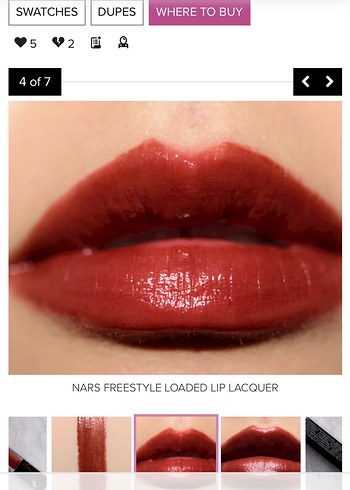 NARS Freestyle Loaded Lip Lacquer - Görsel 6