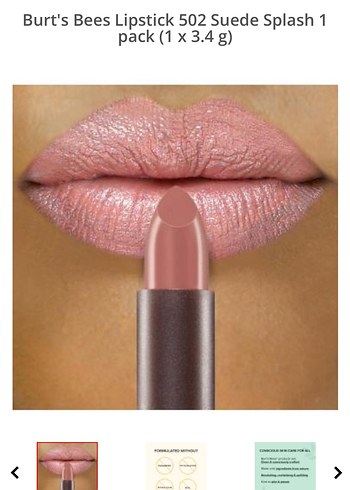 Burt's Bees %100 Doğal 502 Suede Splash - Görsel 10