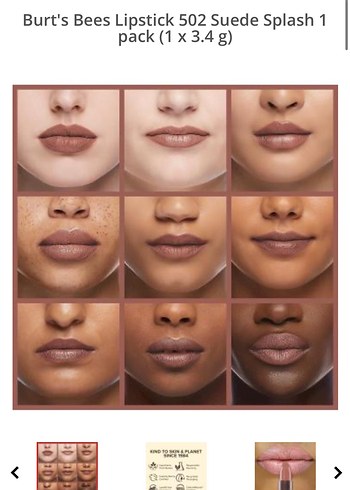 Burt's Bees %100 Doğal 502 Suede Splash - Görsel 9