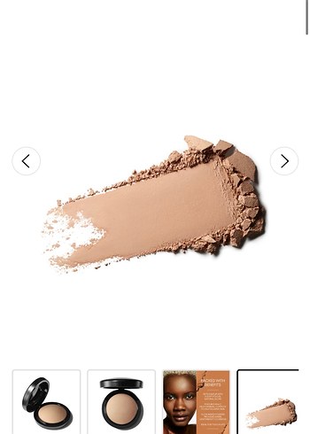 MAC Mineralize Skinfinish Natural Pudra Medium Golden - Görsel 6