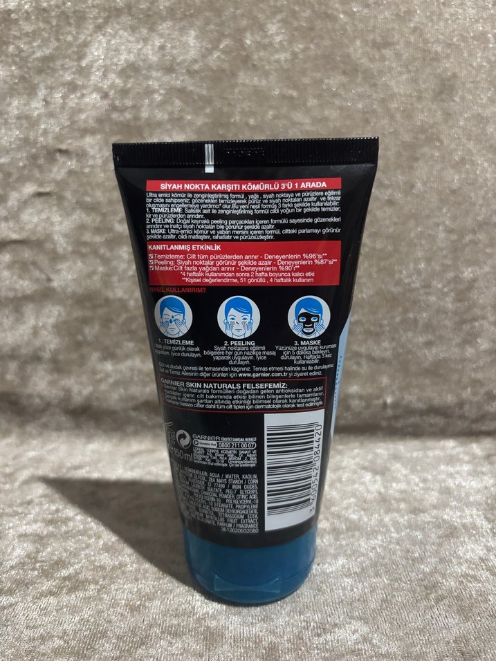 Garnier Saf ve Temiz Kömürlü 3ü 1 Arada - Görsel 2