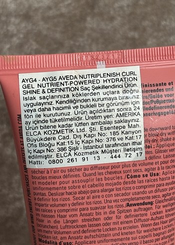 Aveda Nutriplenish Bukle Belirgrinleştirici - Görsel 3