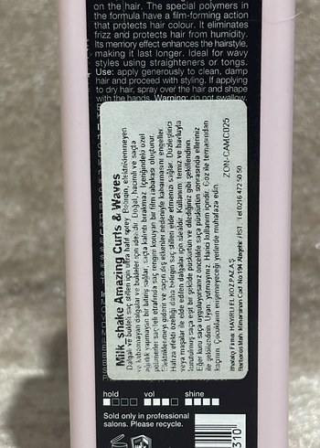 Milk Shake Lifestyling Amazing Curls Waves - Görsel 4