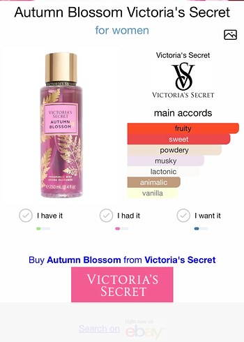 Victoria's Secret VS Autumn Blossom Body Losyon - Görsel 5