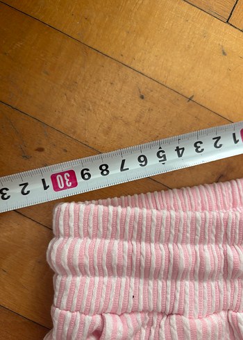 l Beden pembe Renk Pembe Çizgili Eşofman Altı