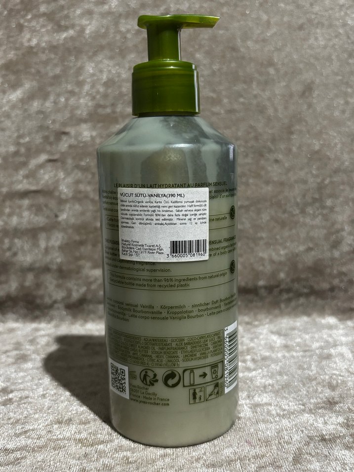 Yves Rocher Vanille Bourbon Vücut Sütü - Görsel 2