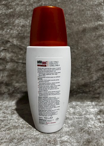 Sebamed Çok Yönlü Koruyucu Güneş Spreyi SPF 30 - Görsel 2