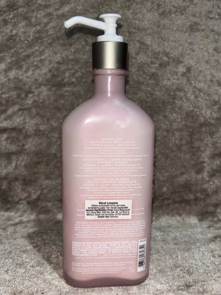 Inspire Love Rose&Vanilla Vücut Losyonu - Görsel 2