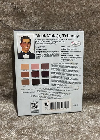 The Balm Meet Matte Trimony Eyeshadow Palette - Görsel 2