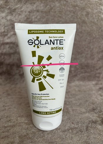 Solante Antiox Güneş Koruyucu Losyon Spf 50+ 150 ml - Görsel 4