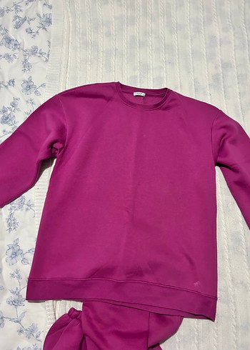 Fuşya oxxo Rahat Kesim Kadın Eşofman Altı - Görsel 4