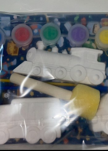 Boya Seti ile Beyaz Taşıt Figürleri - Görsel 2