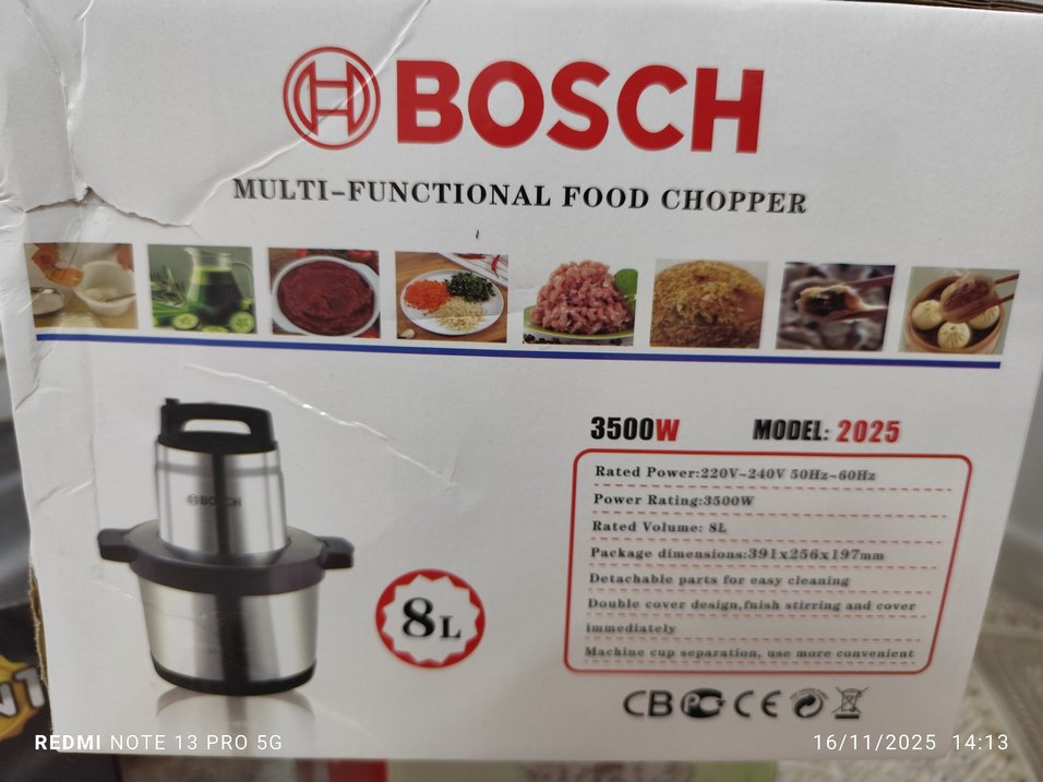 Bosch Çok Fonksiyonlu Gri Doğrayıcı - Görsel 2