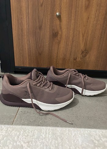 Kinetix Bej Bağcıklı Spor Kadın Sneakers