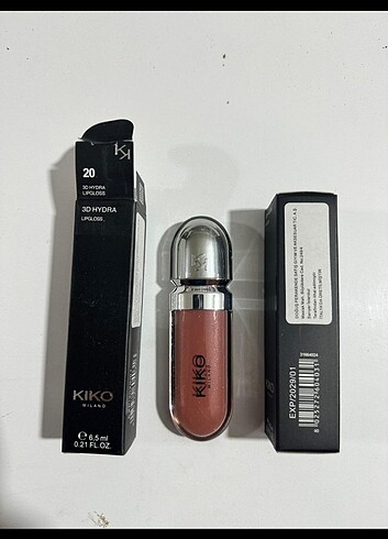Kiko KİKO LİPGLOSS 17,3 ve 20 vardır 