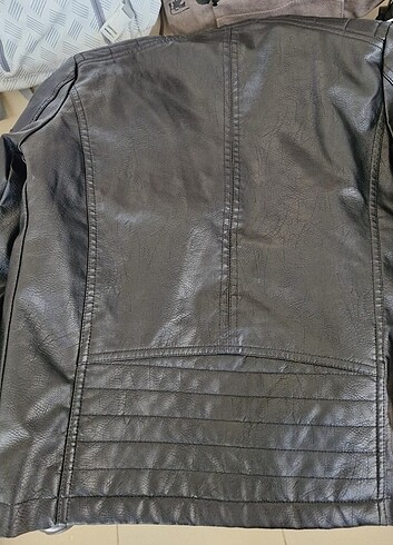 Motorcu deri mont - Görsel 6