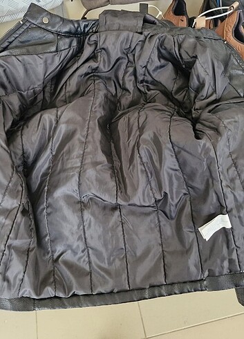 Motorcu deri mont - Görsel 7