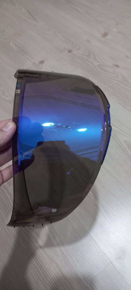 Avant-Garde Çok Renkli Cam Motosiklet Vizörü Yurtdışı sıfır ürün - Görsel 3