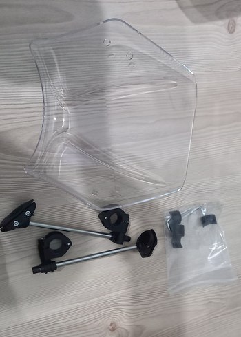 Yurt dışı sıfır motosiklet şeffaf ön cam - Görsel 4