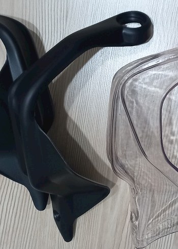 BMW Uyumlu Minimalist Siyah Motosiklet rüzgar saptırıcı kalkan - Görsel 2